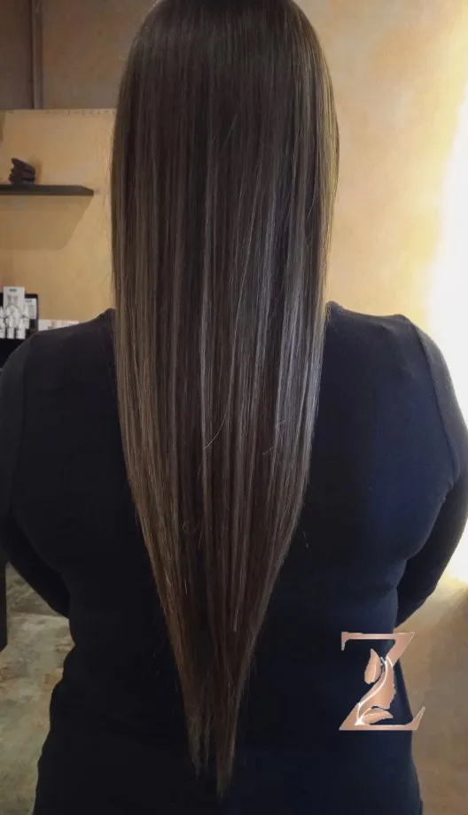 Kosa nakon stylinga u salonu
